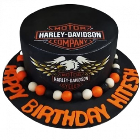 Harley Bike Lovers Cake online delivery in Noida, Delhi, NCR, Gurgaon
