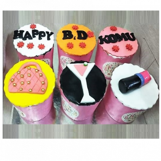 Lady Accessories Theme Cupcake online delivery in Noida, Delhi, NCR, Gurgaon