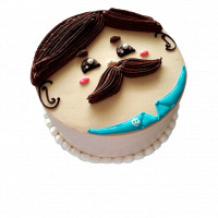 Mustache Dad Cake online delivery in Noida, Delhi, NCR,
                    Gurgaon