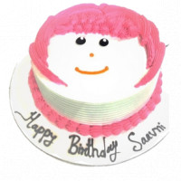 Pink Doll Face Cake online delivery in Noida, Delhi, NCR,
                    Gurgaon