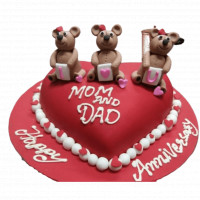 Mom and Dad Anniversary Cake online delivery in Noida, Delhi, NCR,
                    Gurgaon