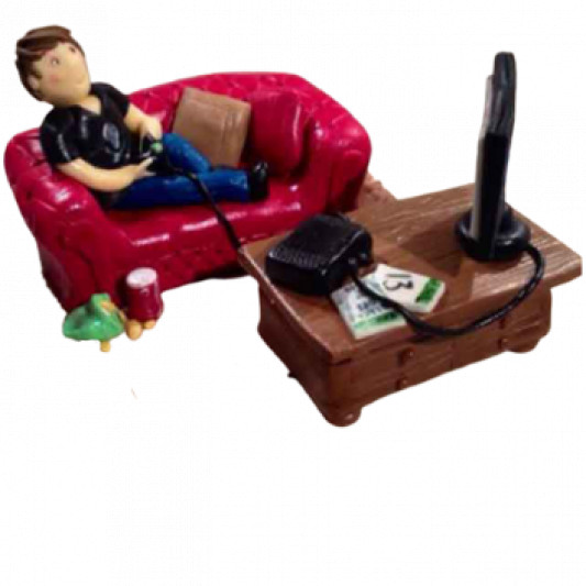 Cake for Lazy Boy online delivery in Noida, Delhi, NCR, Gurgaon