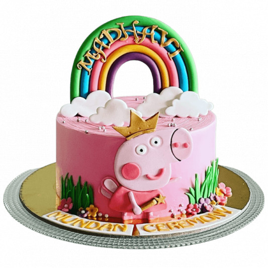 Peppa Pig Theme Cake online delivery in Noida, Delhi, NCR, Gurgaon