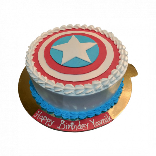 Captain America Cake – Harvard Sweet Boutique Inc