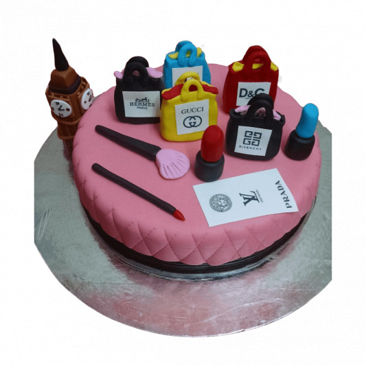 Shopaholic Theme Cake online delivery in Noida, Delhi, NCR, Gurgaon